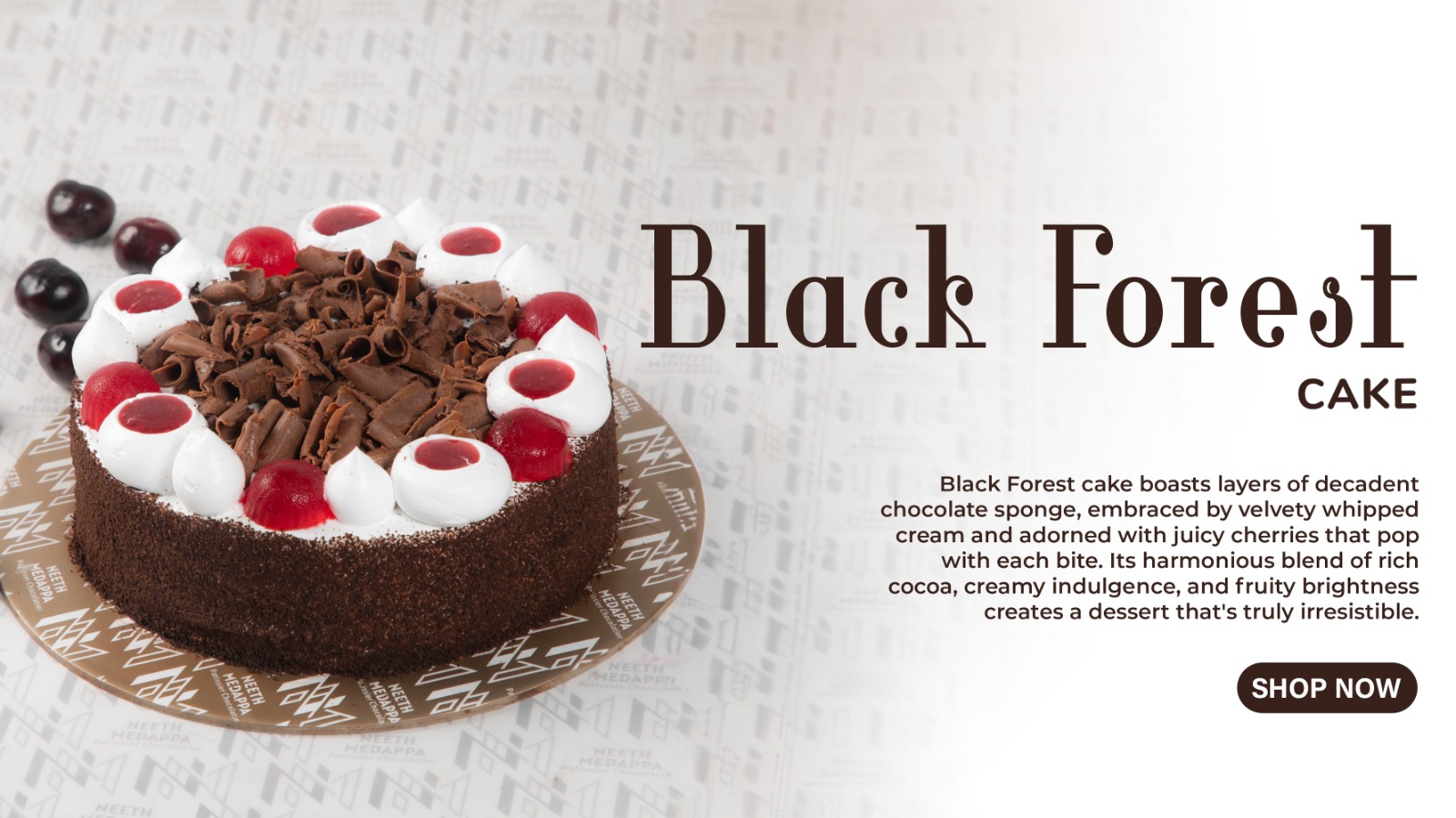 black forest cake neeth medappa